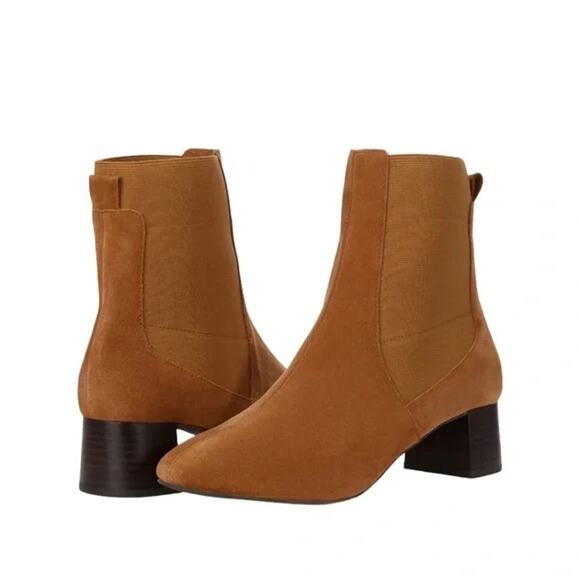 Jack Rogers Brianna Suede Bootie in Brown Size 10 - Style and Comfort MSRP $168 - Picture 3 of 6